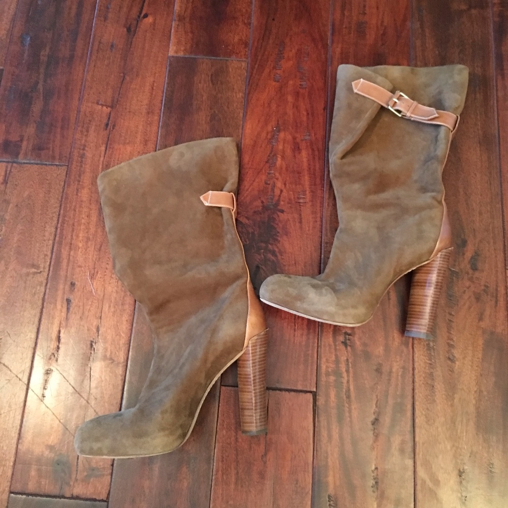 Boutique 9 Heeled Suede Leather Boots